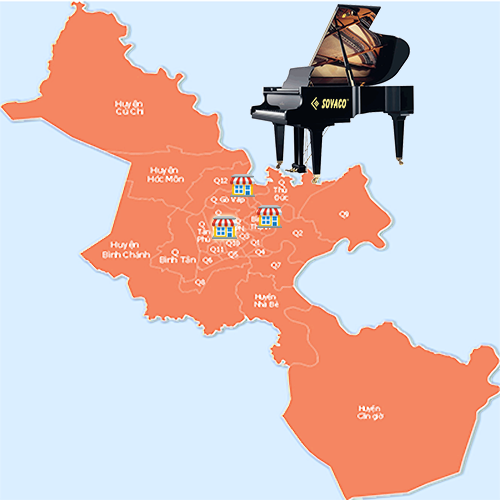 Bán đàn piano giá tốt quận 6, huyên Bình Chánh