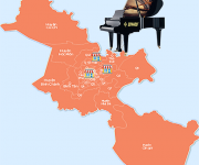 Bán đàn piano quận 1, Quận 3 khu vực trung tâm Sài Gòn