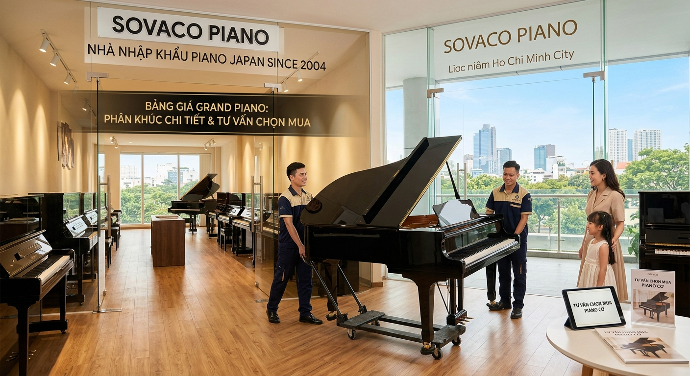Bảng Giá Grand Piano Phân Khúc Chi Tiết & Tư Vấn Chọn Mua