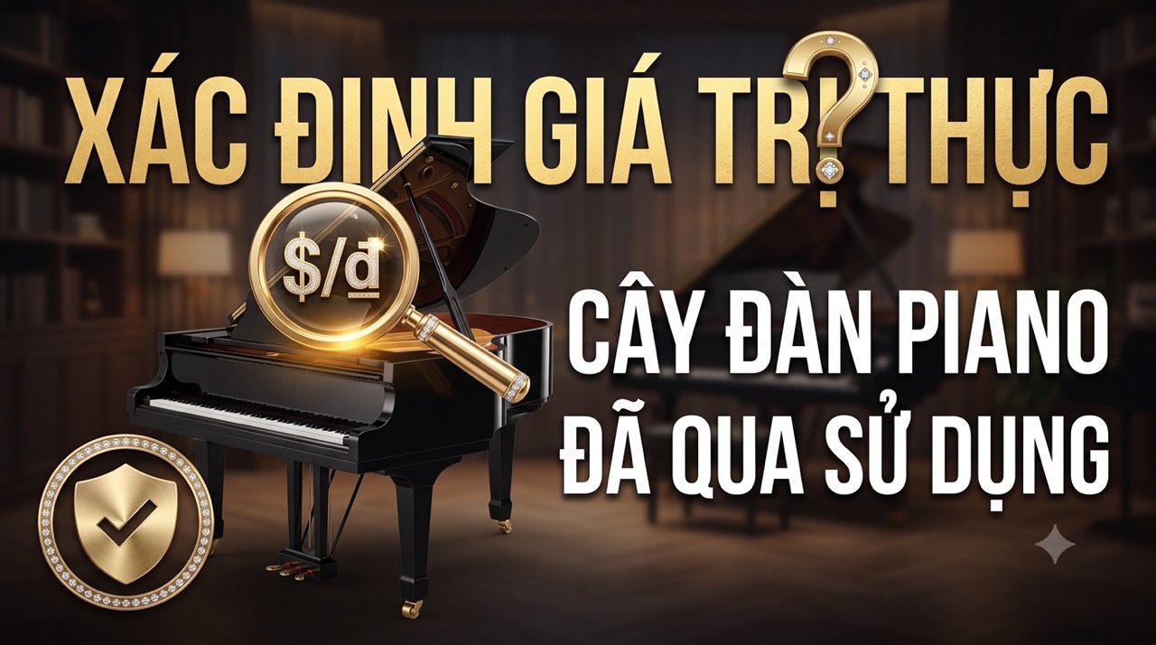 Xác định giá trị của cây đàn piano đã qua sử dụng
