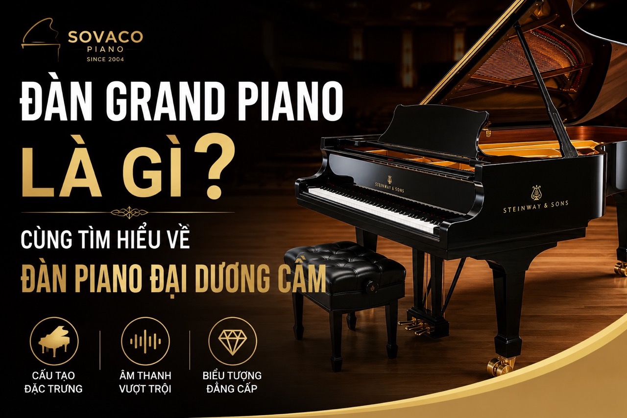Đàn Grand Piano là gì? Cùng tìm hiểu về đàn piano đại dương cầm