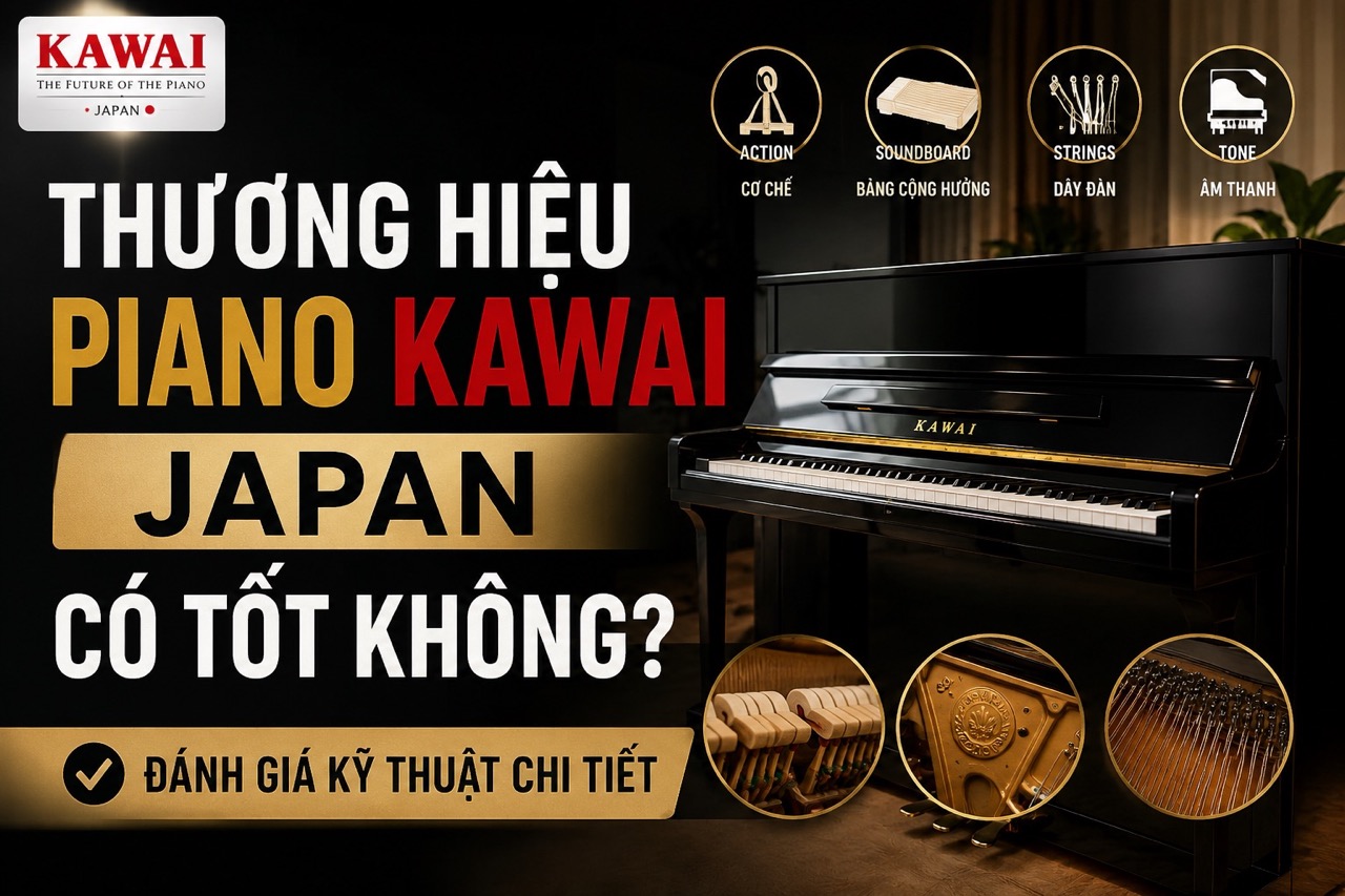 THƯƠNG HIỆU PIANO KAWAI JAPAN CÓ TỐT KHÔNG?