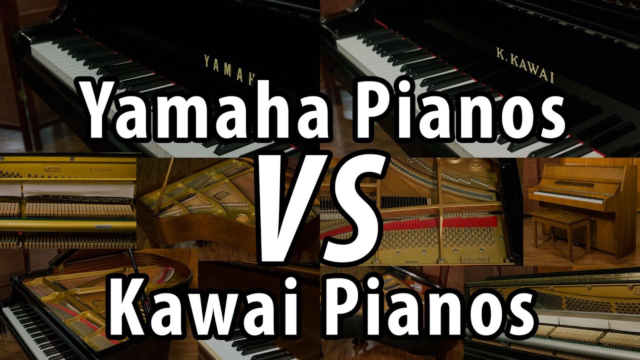 So sánh Đàn Piano Yamaha và Kawai
