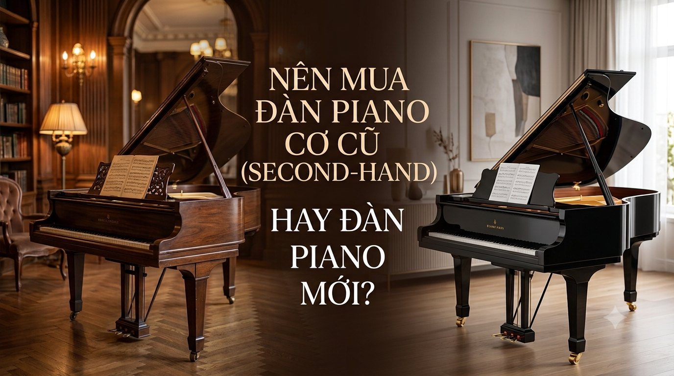 Nên Mua Đàn Piano Cơ Cũ (Second-hand) Hay Đàn Piano Mới?