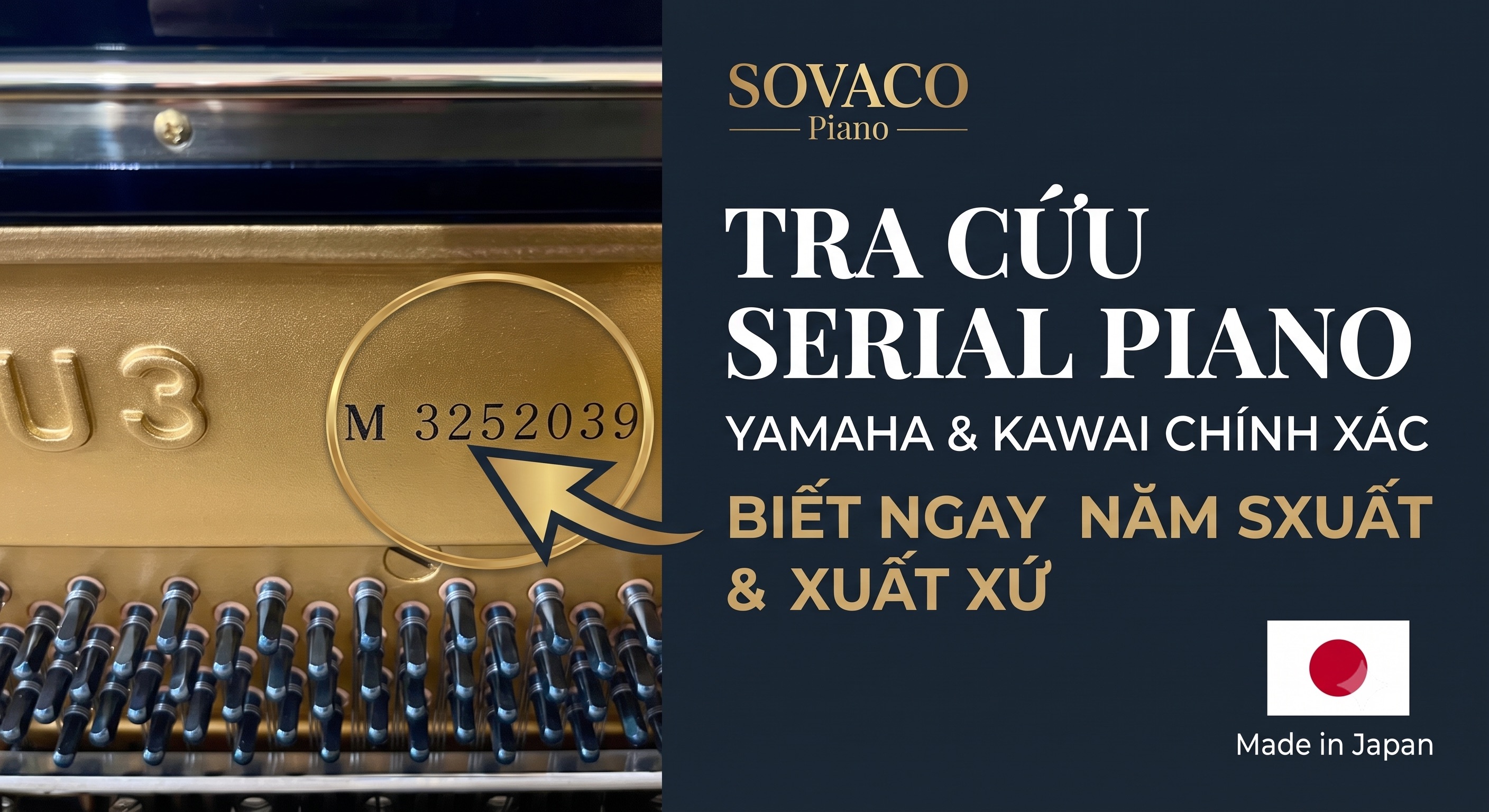 Cẩm Nang Tra Cứu Số Serial & Năm Sản Xuất Đàn Piano Yamaha & Kawai Chính Xác Nhất