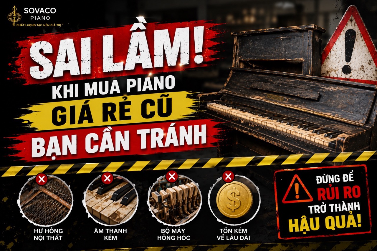 SAI LẦM CHẾT NGƯỜI KHI MUA PIANO GIÁ RẺ CŨ BẠN CẦN TRÁNH
