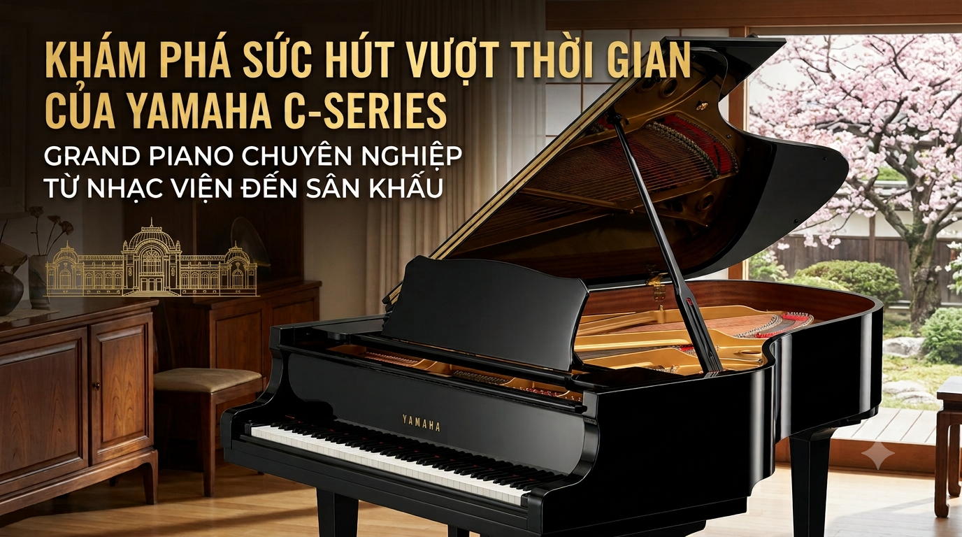 Nghệ Thuật Chế Tác Grand Piano: Khám Phá Sức Hút Vượt Thời Gian Của Yamaha C-Series
