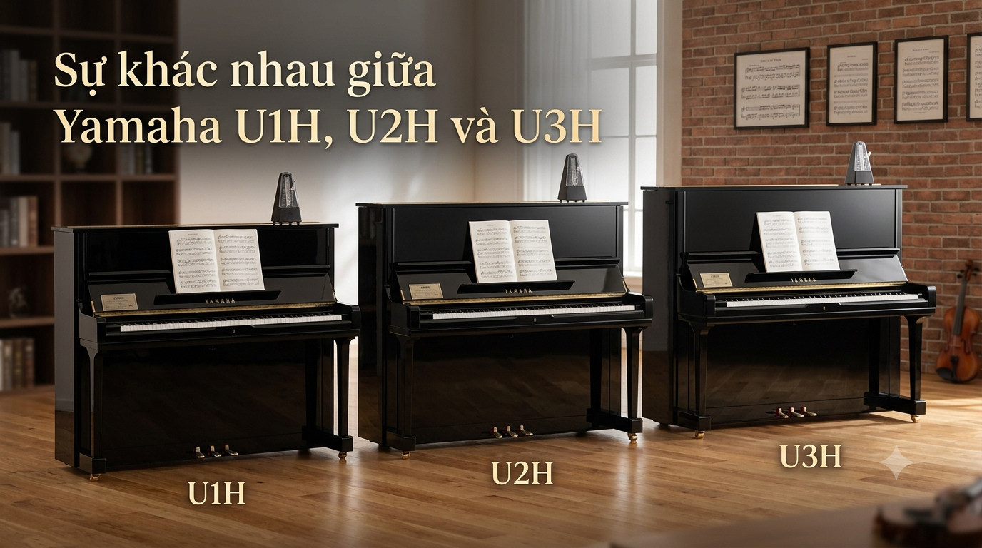 Sự khác nhau giữa Yamaha U1h, u2h và u3h
