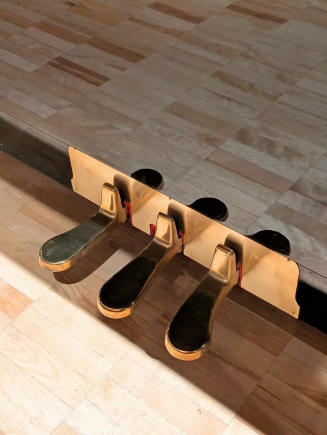 Dòng Đàn Piano Diapason Upright - Khung gang đúc bền bỉ và bộ dây cơ chắc chắn